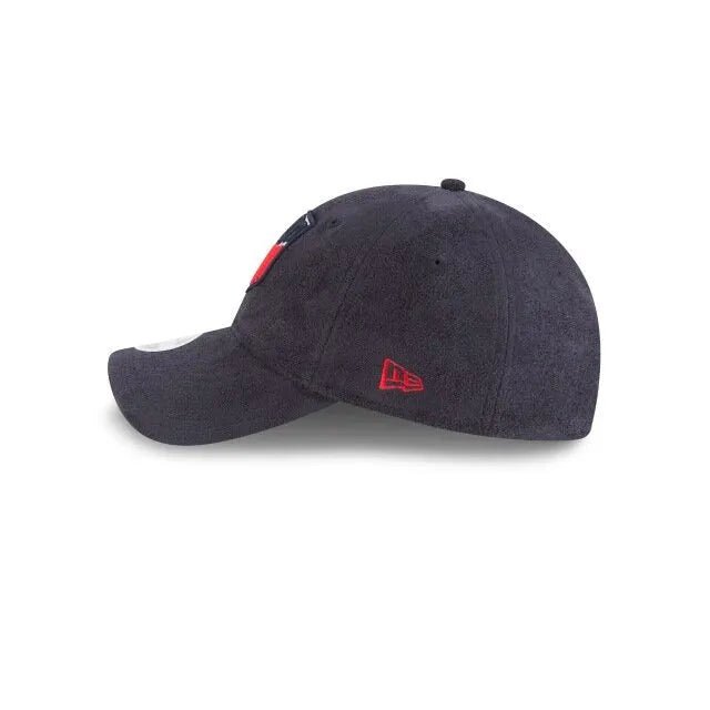 New Era Womens USA Suede Adjustable Hat - Navy (Side 1)