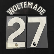 Newcastle 2025-Home WOLTEMADE #27 Official Name Set-White