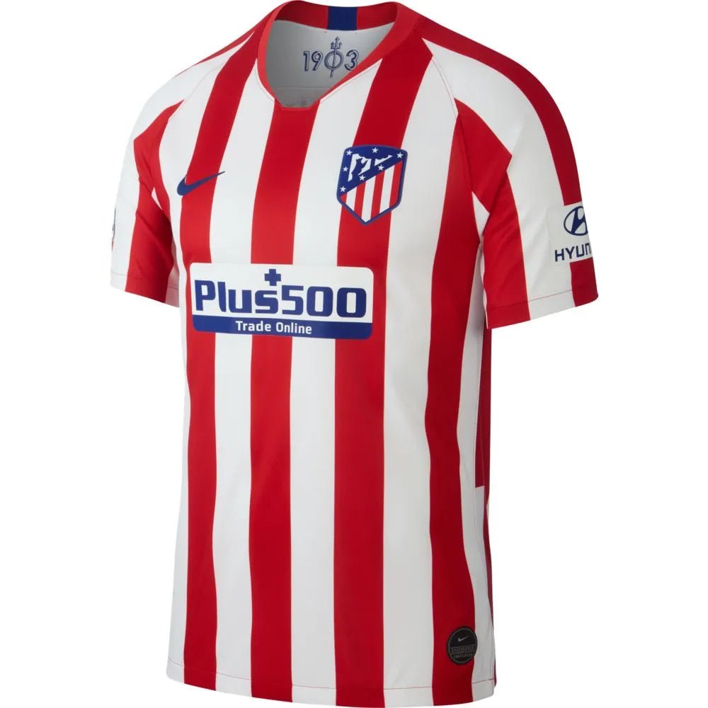 Nike 2019-20 Atletico Madrid Home Jersey - Red-White