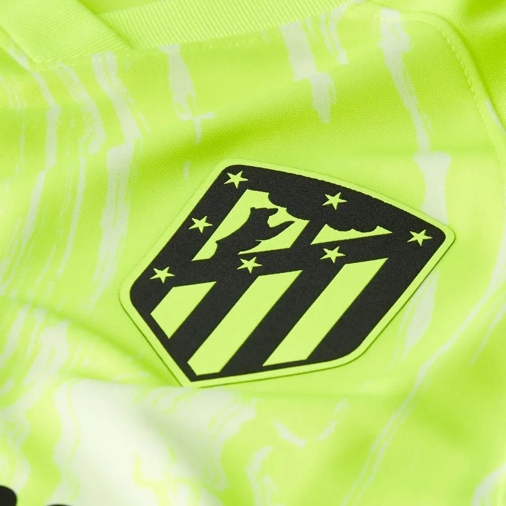 Nike 2020-21 Atletico Madrid Third Jersey - Volt-Black