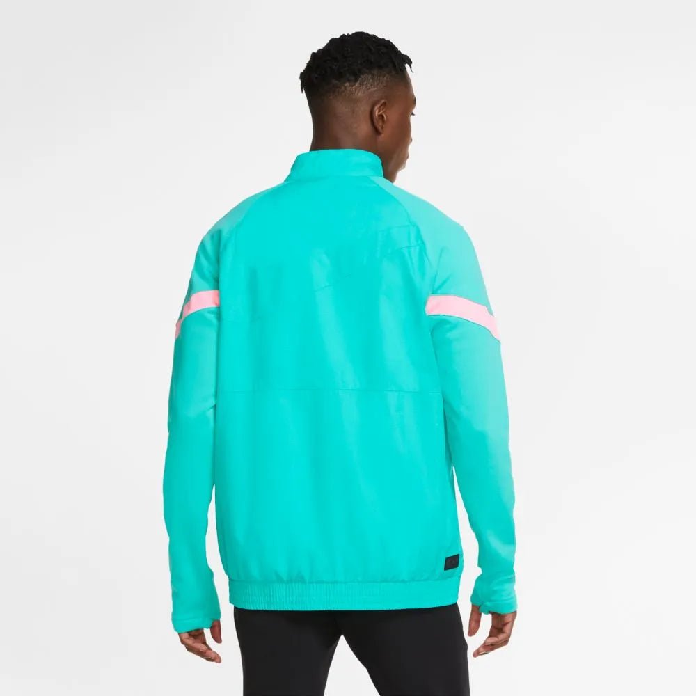 Nike 2020-21 Barcelona Half-Zip Track Jacket - Teal
