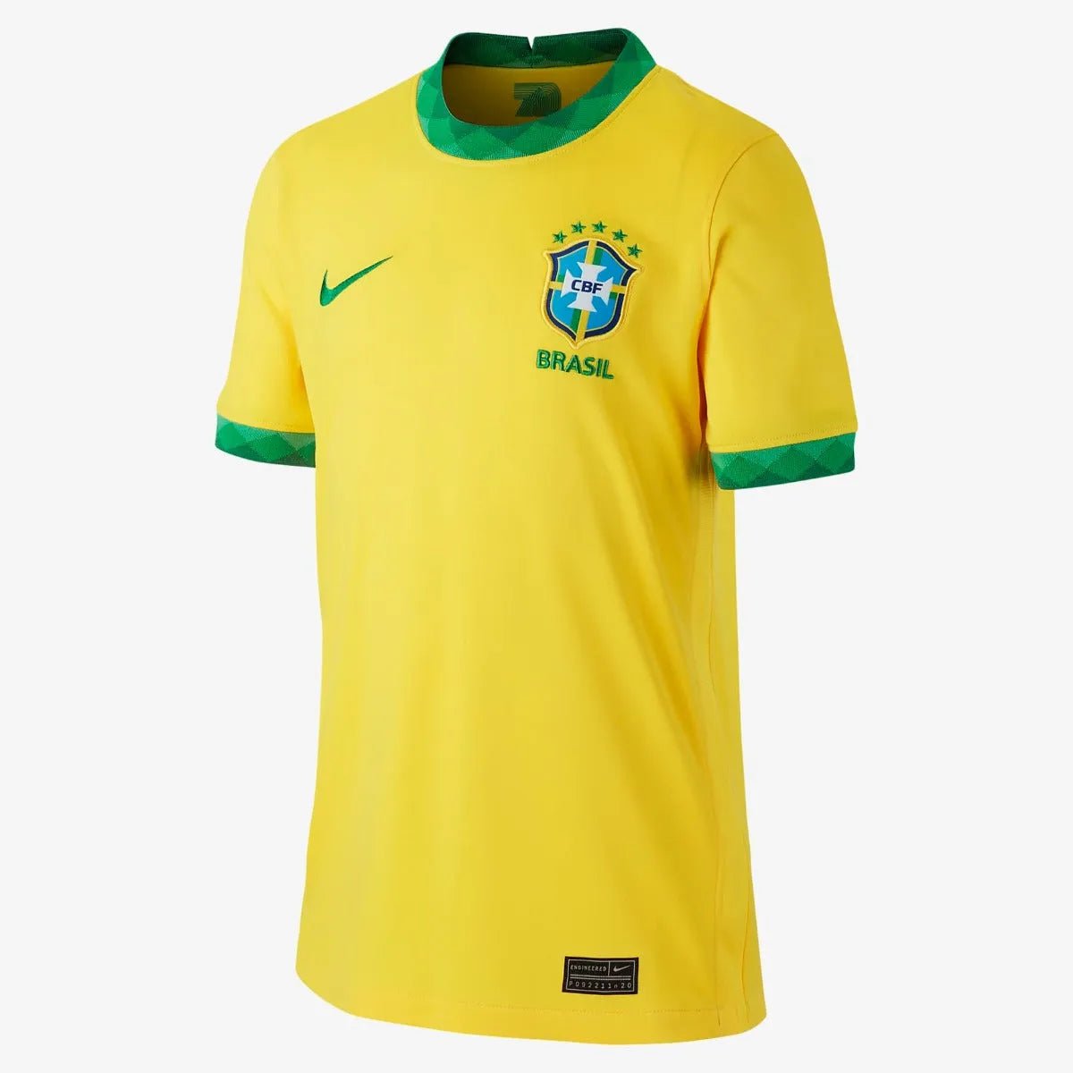 Nike 2020-21 Brasil Youth Home Jersey - Yellow