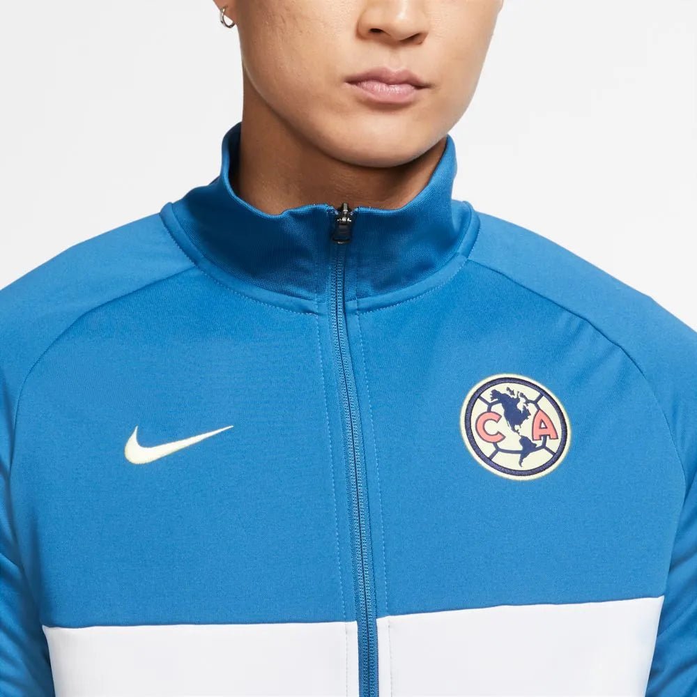 Nike 2020-21 Club America I96 Anthem Jacket - Blue-White-Navy