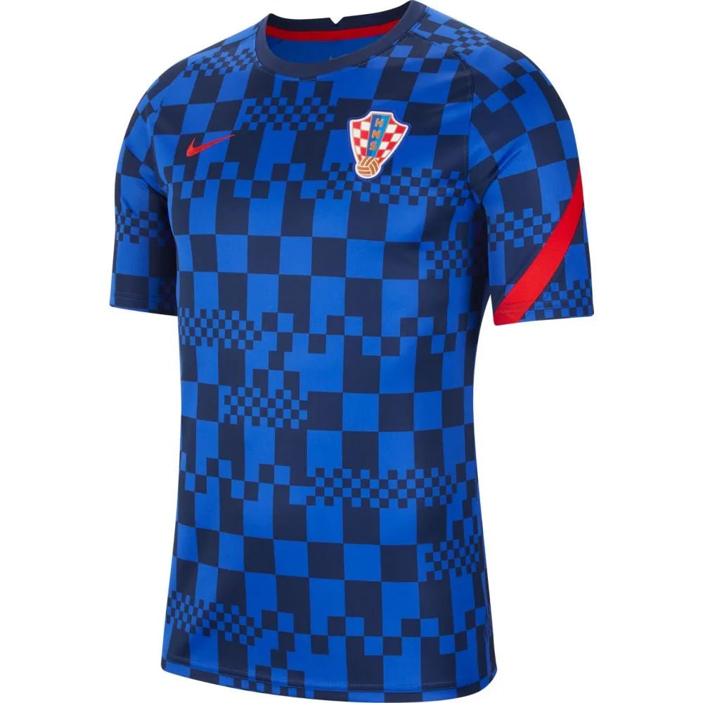 Nike 2020-21 Croatia Dri-Fit Training Top - Blue
