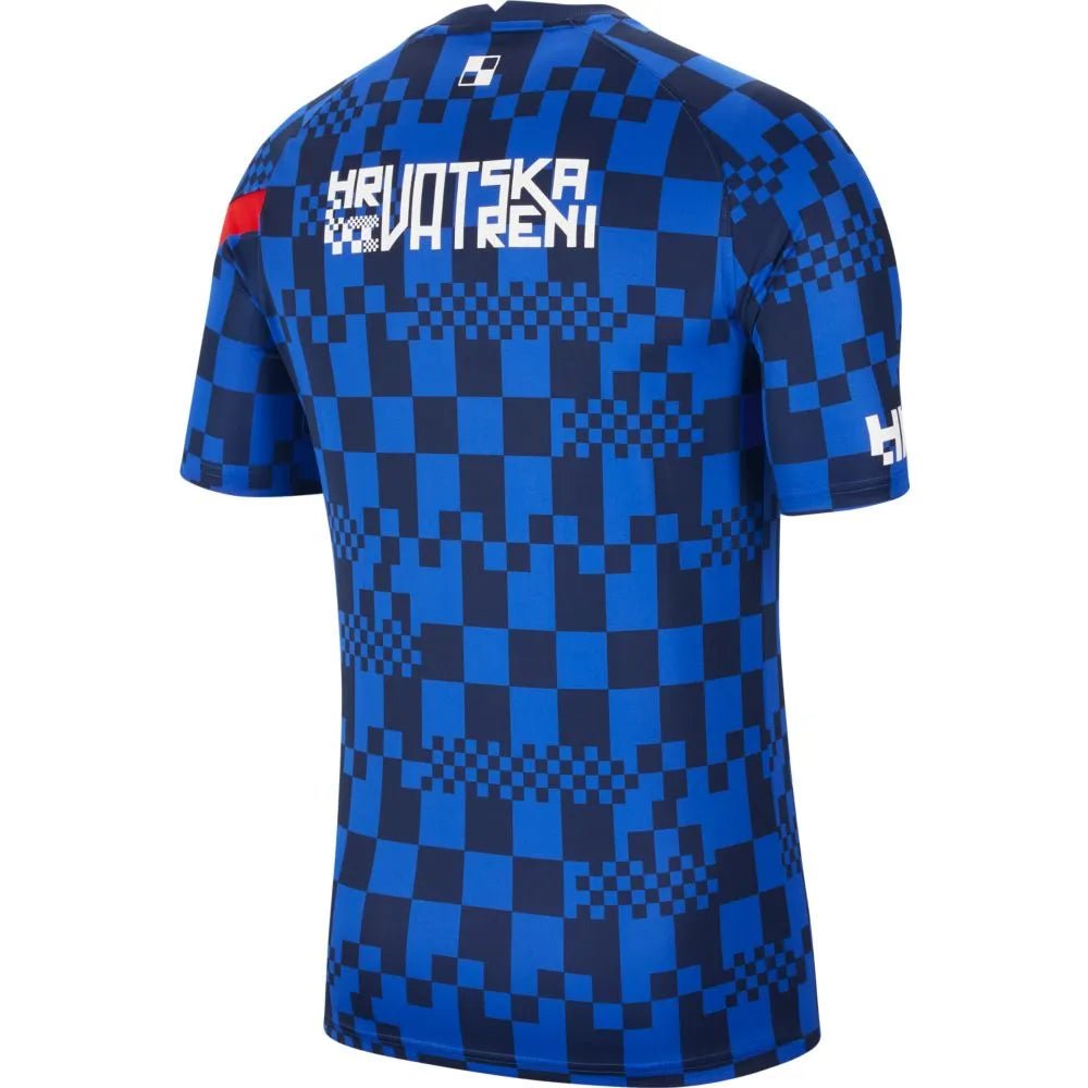 Nike 2020-21 Croatia Dri-Fit Training Top - Blue