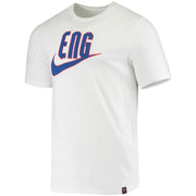 Nike 2020-21 England Training Ground Tee - White-Blue-Red