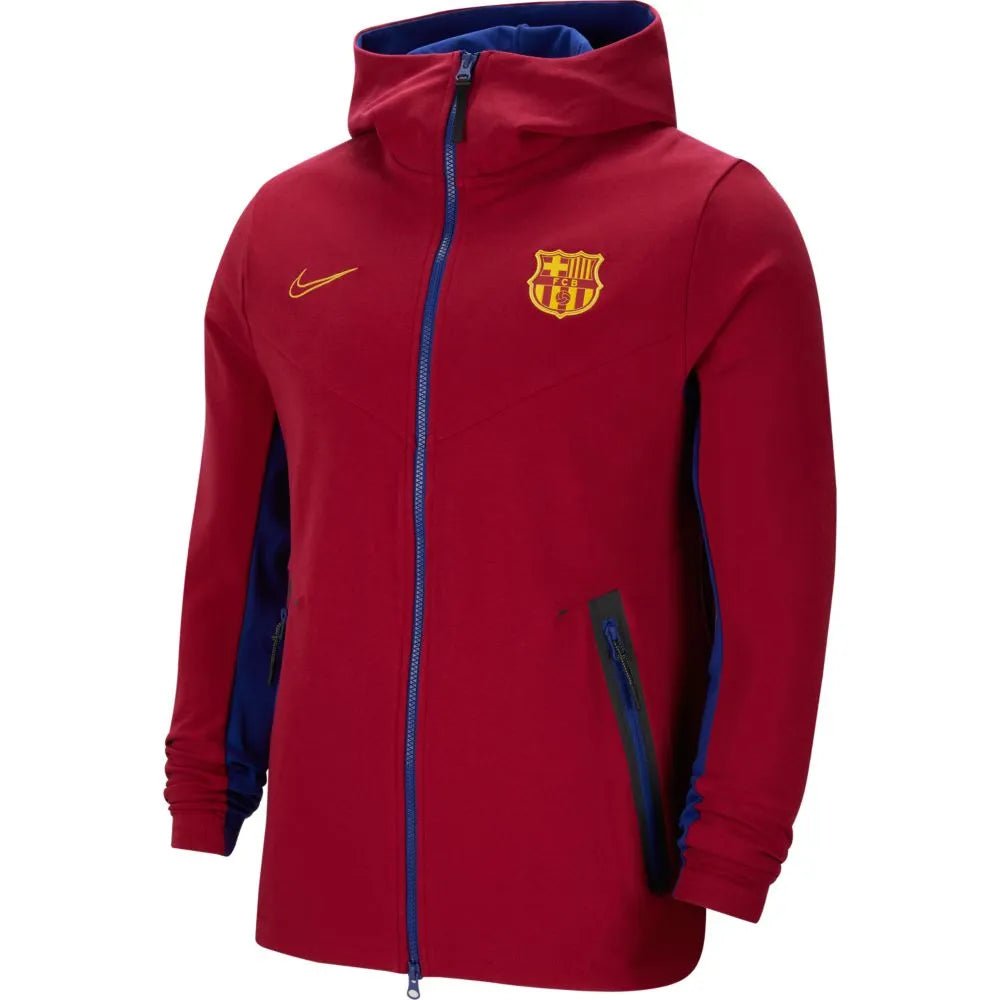 Nike 2020-21 FC Barcelona Tech Pack Jacket - Red