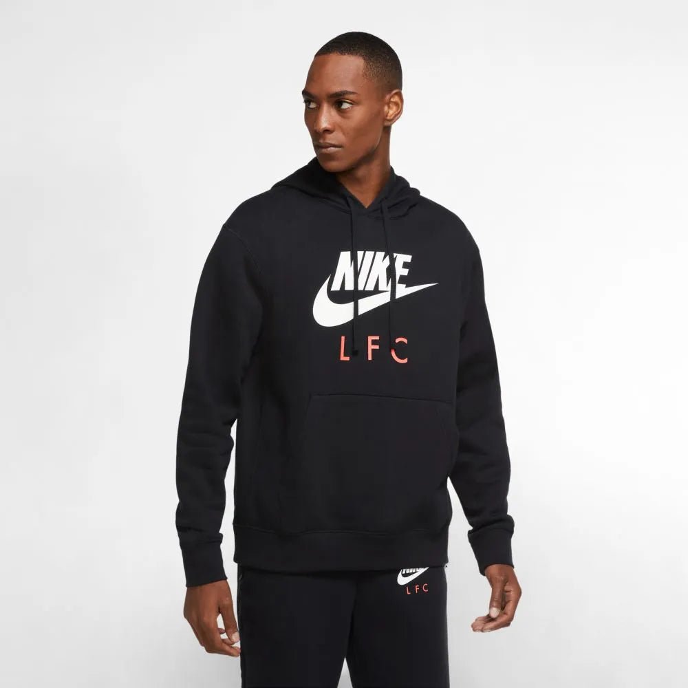 Nike 2020-21 Liverpool NSW Club Hoodie - Black-White-Crimson