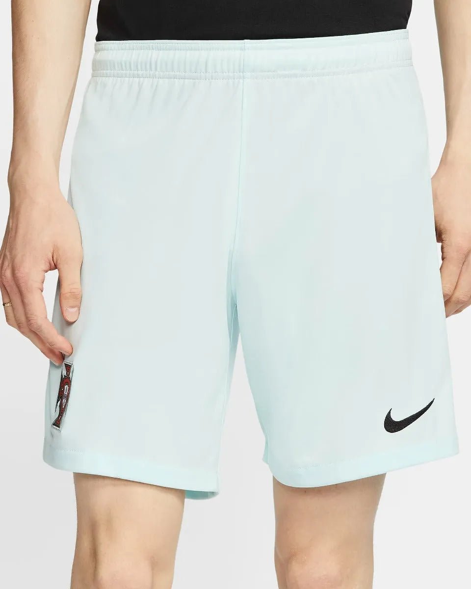 Nike 2020-21 Portugal Stadium Away Shorts - Teal Tint-Black