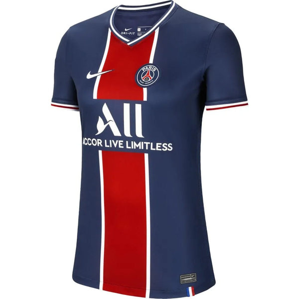 Nike 2020-21 PSG Home WOMENS Soccer Jersey - Navy-Red-White