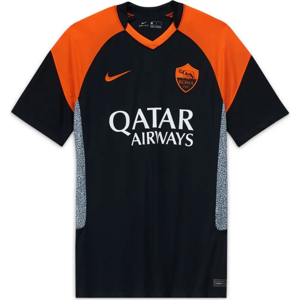 Nike 2020-21 Roma Third Jersey - Black-Orange