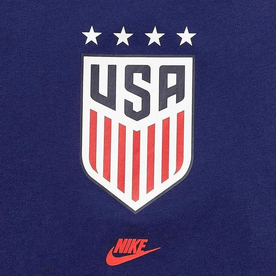 Nike 2020-21 USA Women 4 Star Crest Tee - Navy