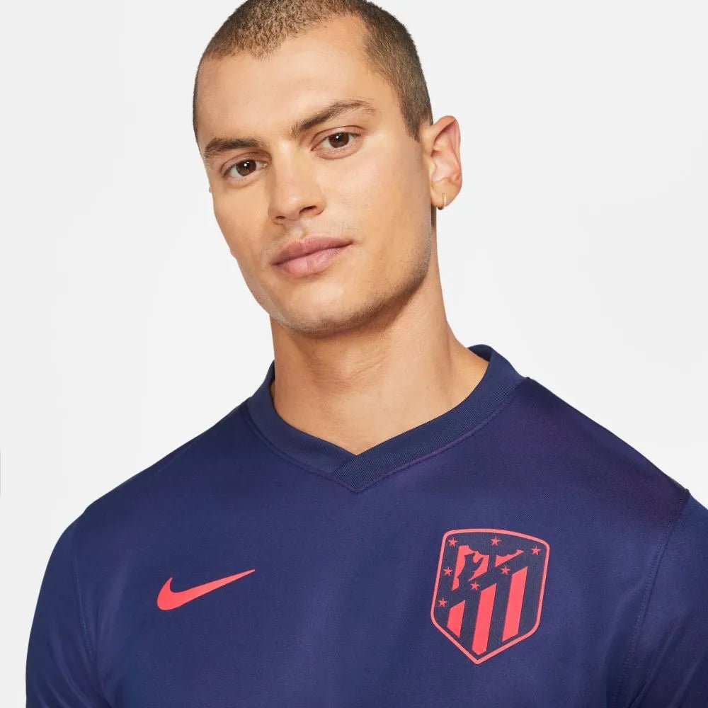 Nike 2021-22 Atletico Madrid Away Jersey - Loyal Blue-Crimson (Detail 1)