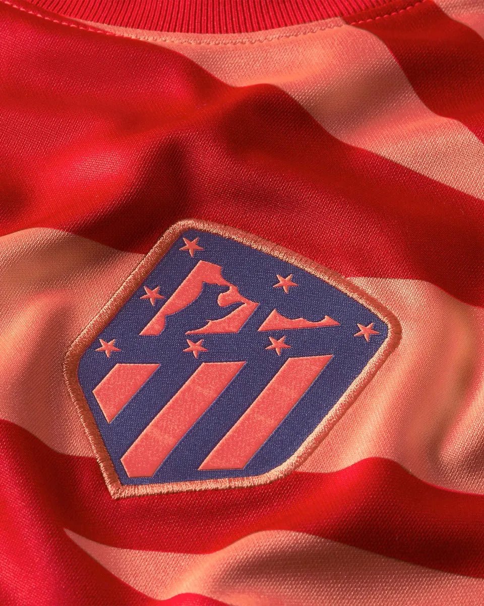 Nike 2021-22 Atletico Madrid Dry-Fit Pre-Match SS Jersey - Crimson (Detail 1)