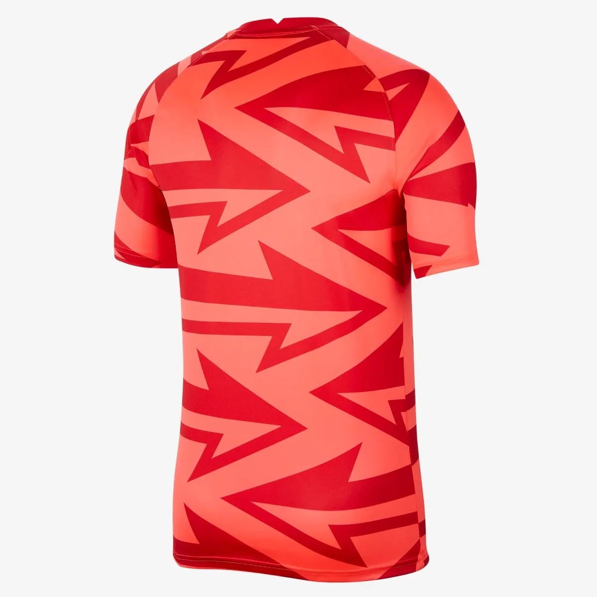 Nike 2021-22 Atletico Madrid Dry-Fit Pre-Match SS Jersey - Crimson (Back)