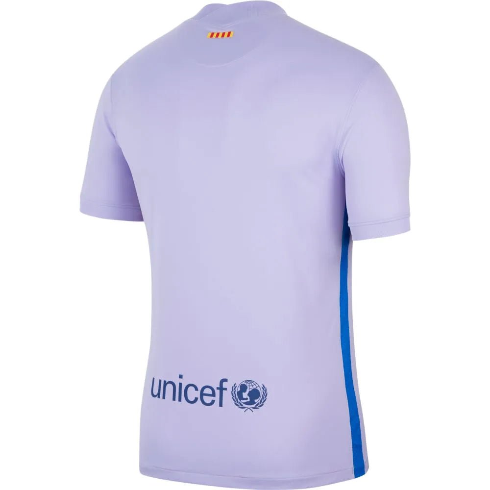 Nike 2021-22 Barcelona Away Jersey - Purple Pulse (Back)