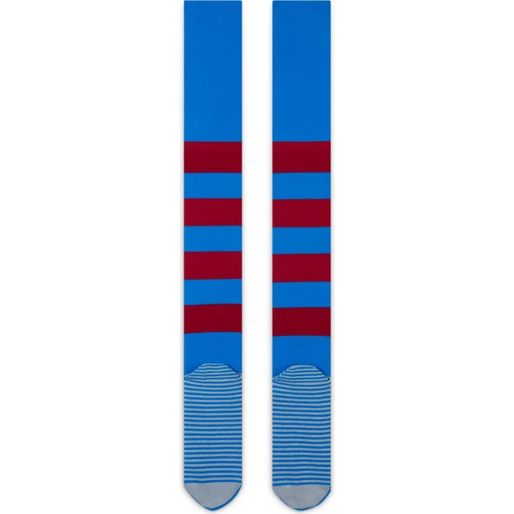 Nike 2021-22 Barcelona Home Squad OTC Socks - Soar-Noble Red (Pair - Back)
