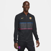 Nike 2021-22 Barcelona I96 Anthem Full-Zip Jacket - Black (Model - Front)