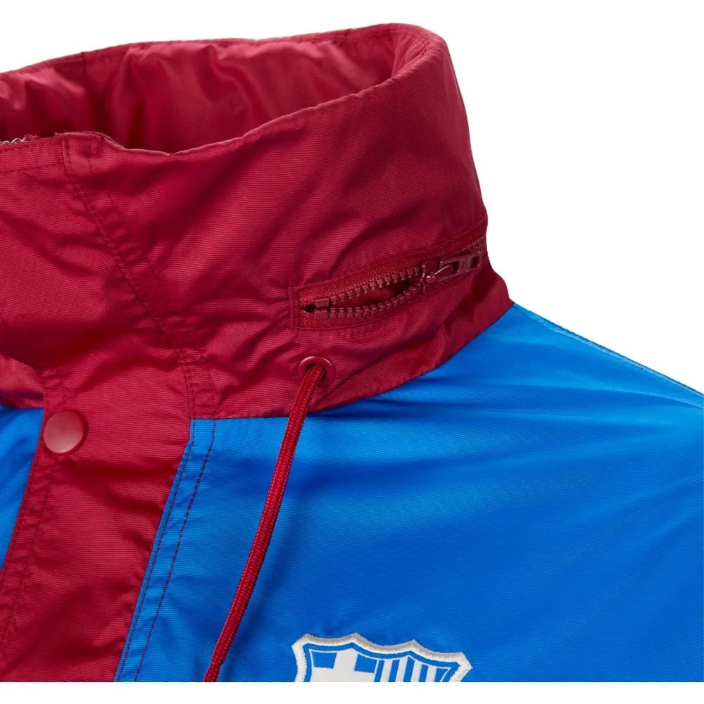Nike 2021-22 Barcelona SB Anorak Jacket - Soar-Noble Red