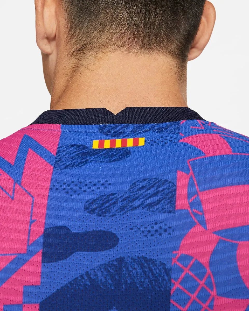 Nike 2021-22 Barcelona Third ADV Match Jersey - Hyper Royal-Varsity Maize