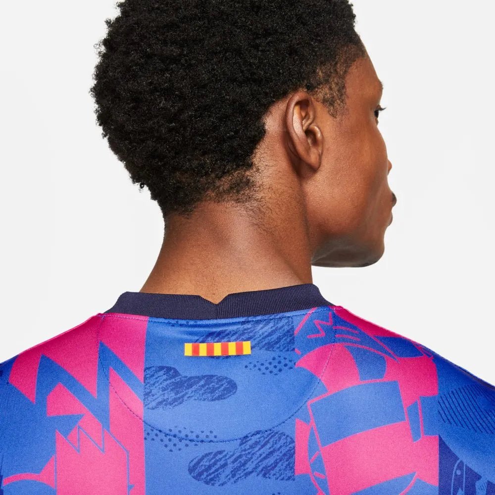 Nike 2021-22 Barcelona Third Jersey - Hyper Royal-Varsity Maize