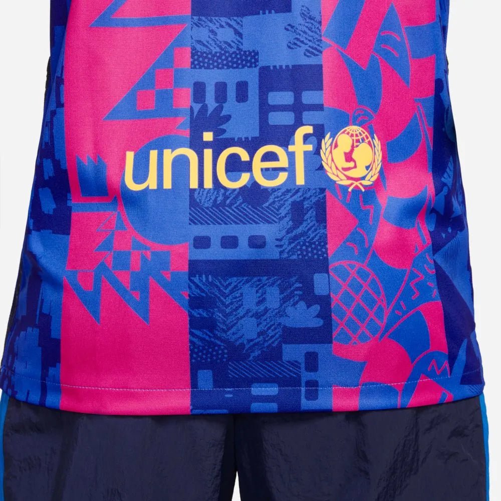 Nike 2021-22 Barcelona Third Jersey - Hyper Royal-Varsity Maize