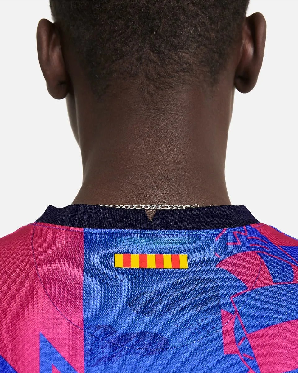 Nike 2021-22 Barcelona Women Third Jersey - Hyper Royal-Varsity Maize (Detail 2)