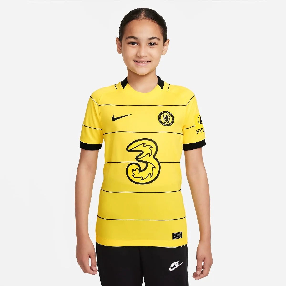 Nike 2021-22 Chelsea Youth Away Jersey - Yellow
