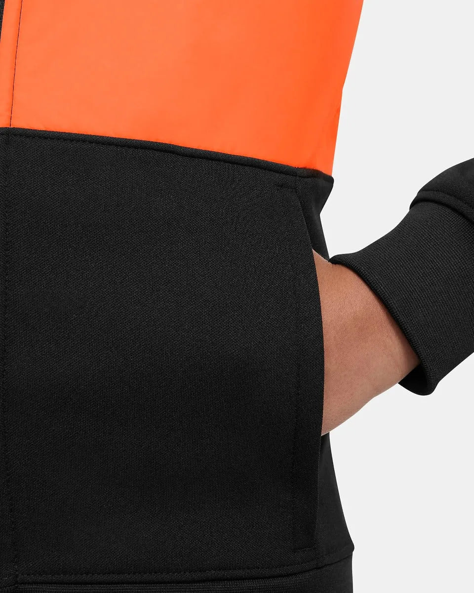 Nike 2021-22 Chelsea Youth I96 Anthem Jacket - Blustery-Black-Crimson (Detail 2)