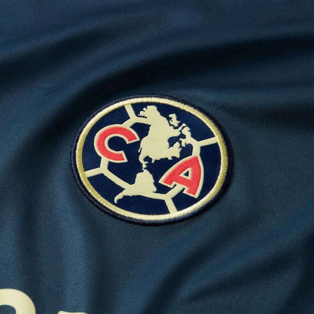 Nike 2021-22 Club America Away Jersey - Navy-Yellow (Detail 1)