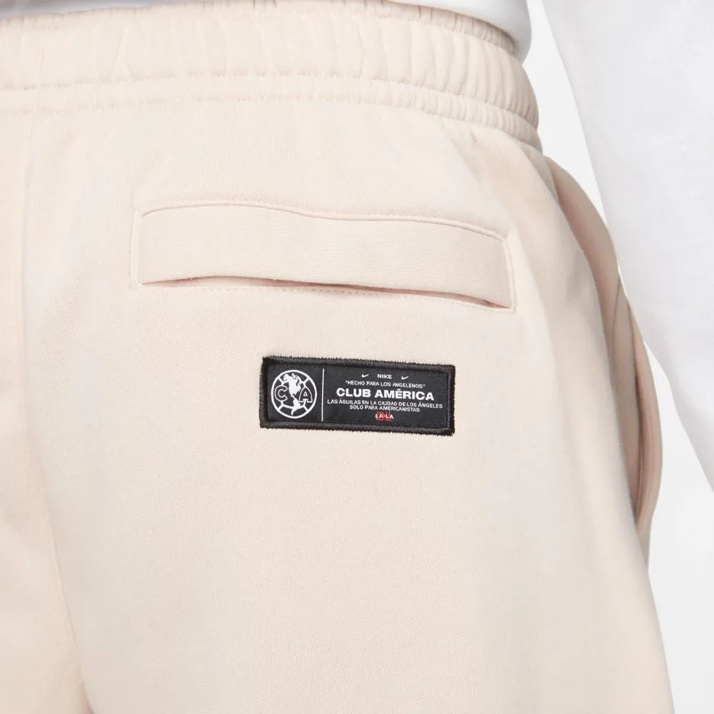 Nike 2021-22 Club America Fleece Park LA Shorts - Desert Sand