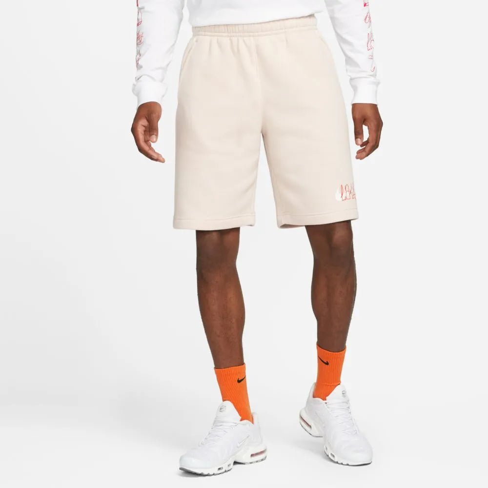 Nike 2021-22 Club America Fleece Park LA Shorts - Desert Sand
