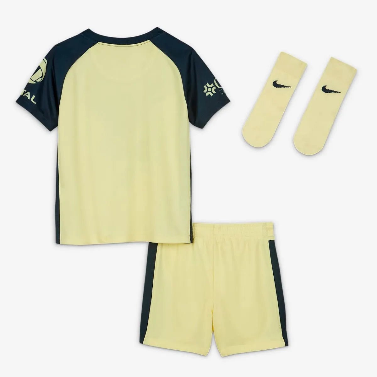 Nike 2021-22 Club America MINI Home Kit - Yellow-Navy