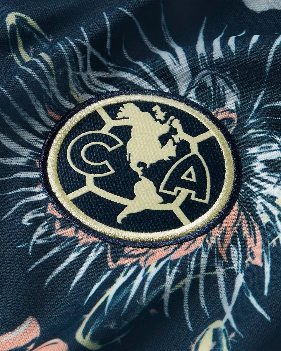 Nike 2021-22 Club America Pre-Match SS Jersey - Navy-Lemon Chiffon