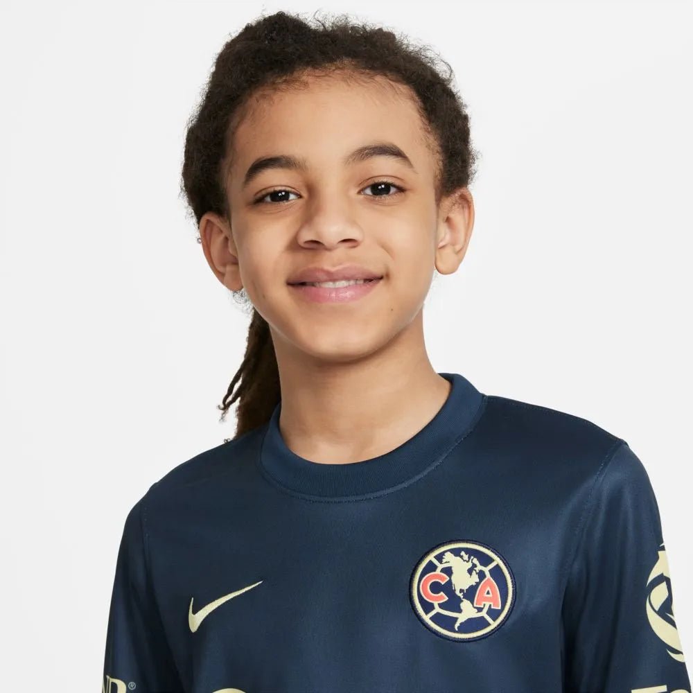 Nike 2021-22 Club America Youth Away Jersey - Navy