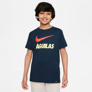 Nike 2021-22 Club America Youth Swoosh Club Tee - Navy