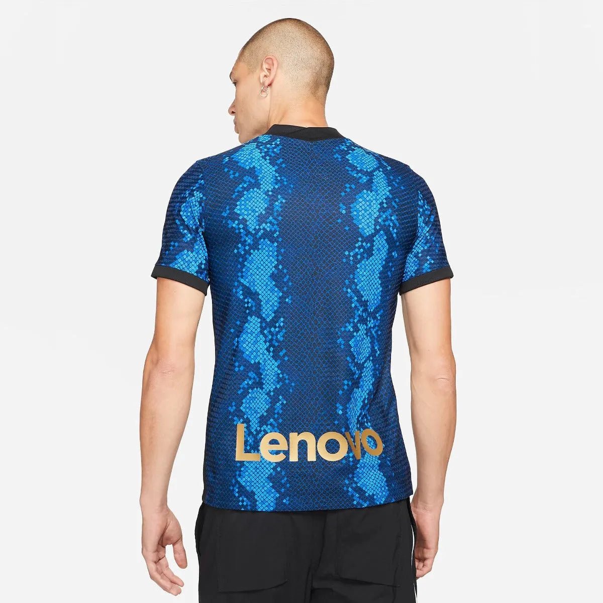 Nike 2021-22 Inter Milan ADV Match Home Jersey - Blue Spark (Model - Back)