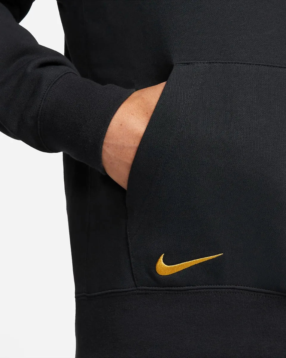 Nike 2021-22 Inter Milan GFA Fleece Hoodie - Black-Blue