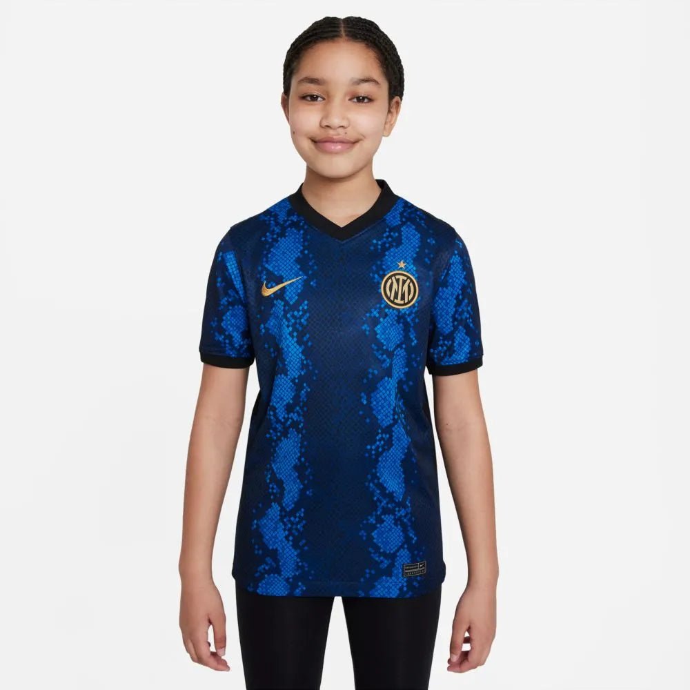 Nike 2021-22 Inter Milan Youth Home Jersey - Blue Spark