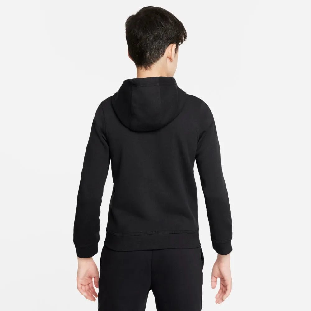 Nike 2021-22 Inter Milan Youth NSW Full-Zip Club Hoodie - Black