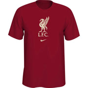 Nike 2021-22 Liverpool Evergreen Crest Tee - Gym Red-Fossil