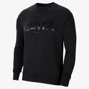 Nike 2021-22 Liverpool Fleece Crew Sweatshirt - Black