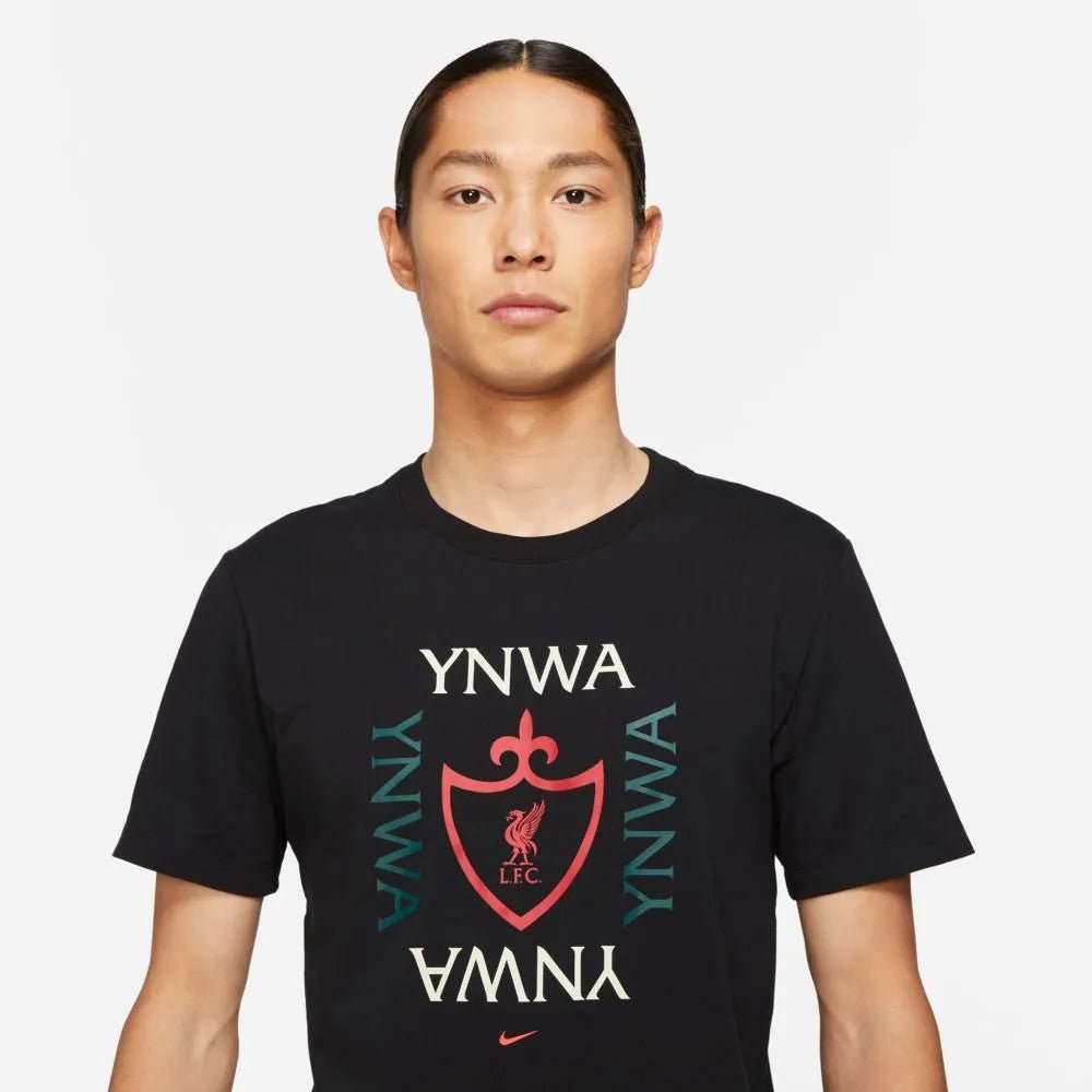 Nike 2021-22 Liverpool Voice Tee - Black