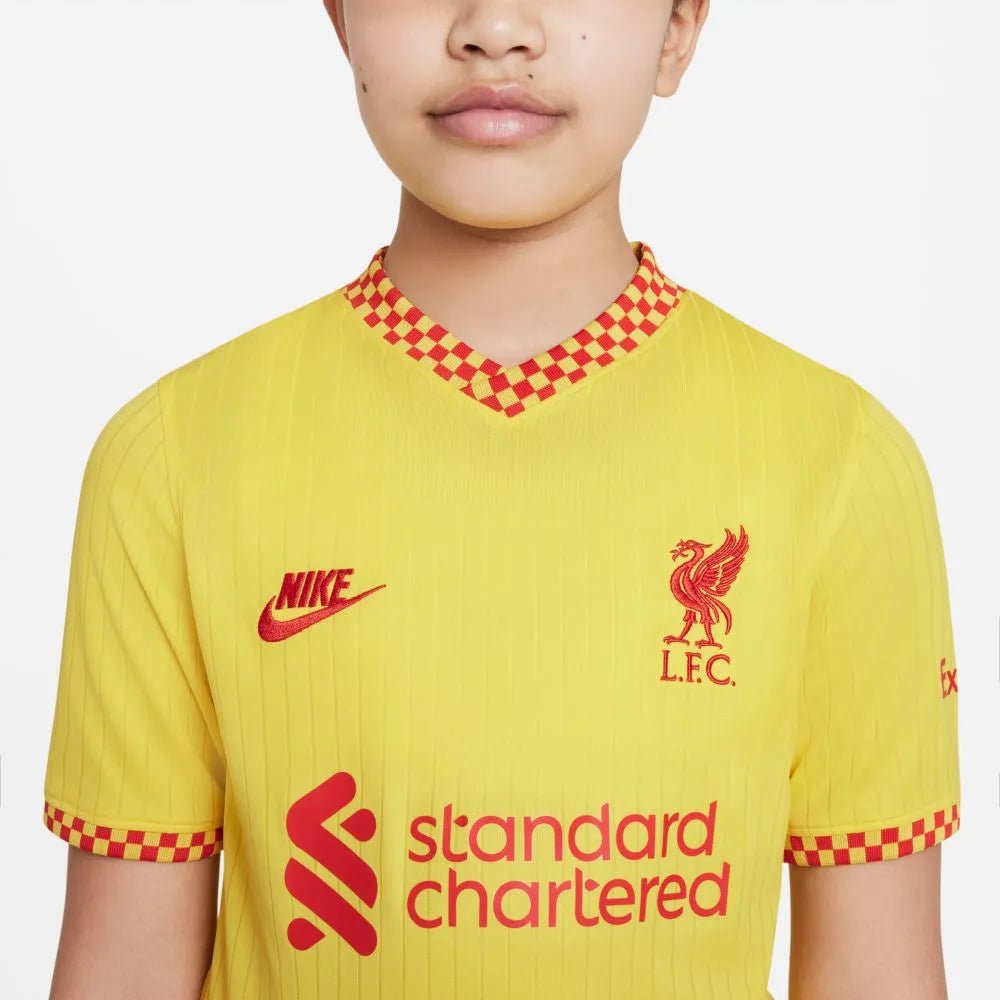 Nike 2021-22 Liverpool Youth Third Jersey - Yellow