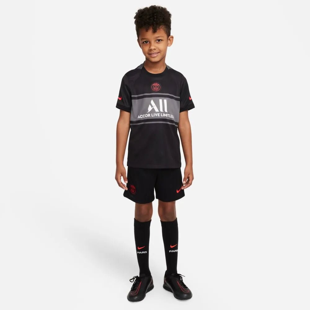 Nike 2021-22 PSG Little Kids Third Kit - Black