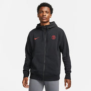 Nike 2021-22 PSG NSW Full Zip Club Hoodie - Black