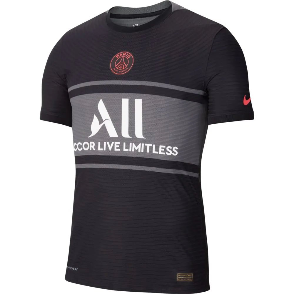 Nike 2021-22 PSG Third ADV Match Jersey - Black-Grey