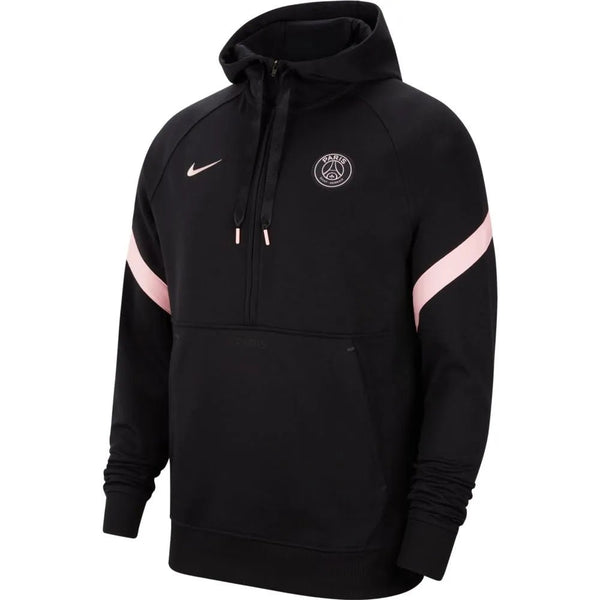 Nike 2021-22 PSG Travel Fleece Soccer Hoodie - Black-Pink – ProSoccer