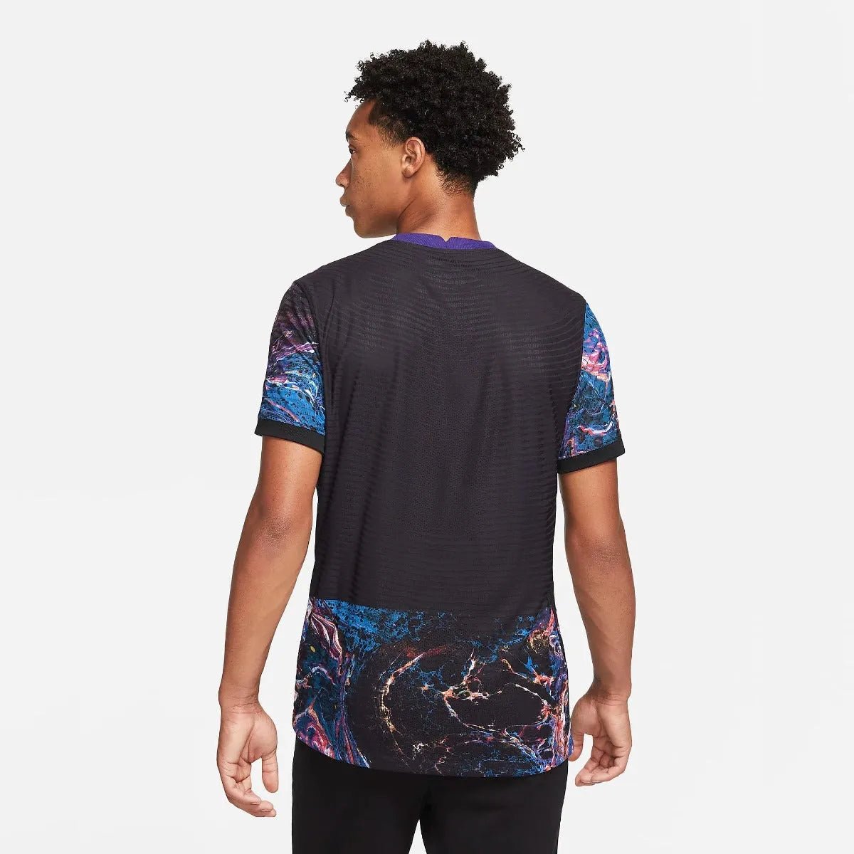 Nike 2021-22. Tottenham Away ADV Match Jersey - Black-Venom Green