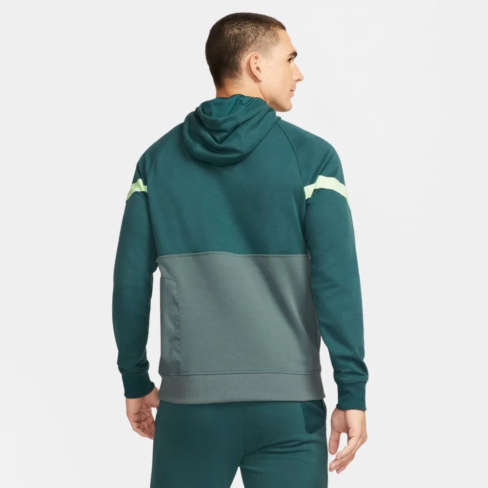 Nike 2021-22 Tottenham Fleece Travel Hoodie - Dark Teal-Vapour Green
